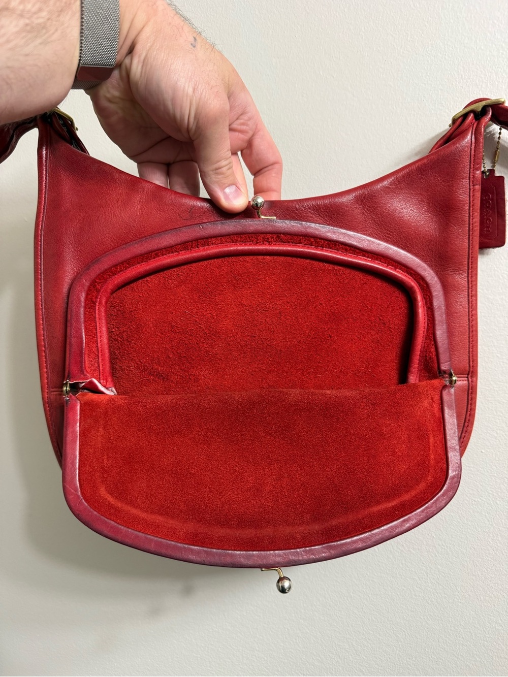 Rare Vintage Coach Bonnie Cashin 1970’s Frame Pouch - Picture 10 of 16